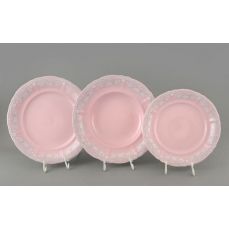 Набор тарелок 18 предметов Серые узоры 07260119-3002 LEANDER