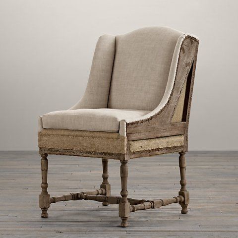 Стул Окейжнл 65x60x100 см beige RESTORATION HARDWARE