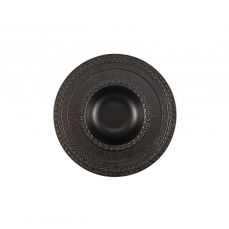 Тарелка для пасты 23 см SKALISTOS, костяной фарфор, черный LE COQ