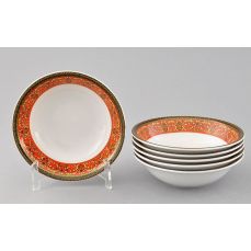 Набор салатников Сабина 13 см, 6 шт Красная лента 02161411-0979 LEANDER