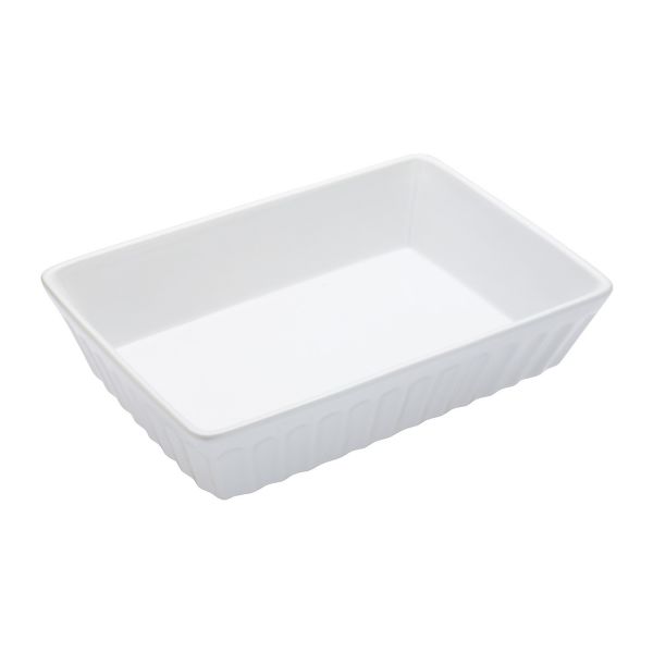 Блюдо для лазаньи 30х21 см World of Flavours, керамика, белый KITCHEN CRAFT