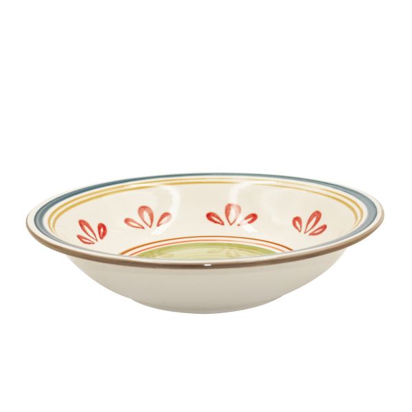 Тарелка глубокая Arabesca 600 мл фисташковая 2 шт Papi
