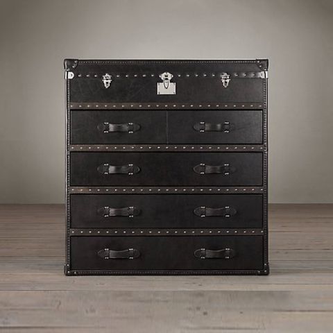 Комод Ампель 120x90x126 Black  RESTORATION HARDWARE