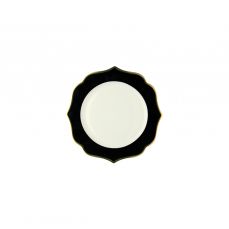 Тарелка пирожковая 15 см IONICA, черный/белый/золотой LE COQ