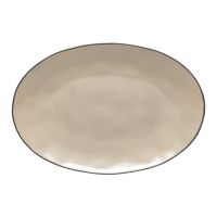 Блюдо овальное 45х31 см Stacked Organic Cremini Costa Nova