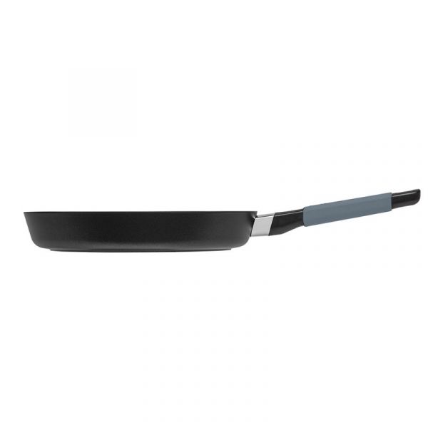 Сковорода  Индукционная ?24cm, с серой силиконовой ручкой, h=5 cm     (10)     37124g
