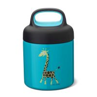 Термос для еды LunchJar™ Giraffe 0.3л бирюзовый