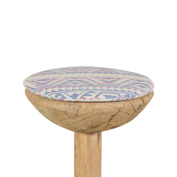 Приставной стол XIX век, Индия 28 смx28 смx48 см Natural brown  ROOMERS ANTIQUE