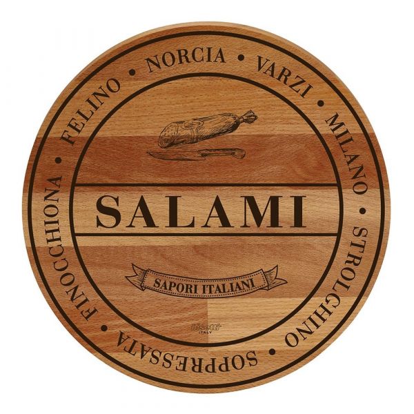 Доска сервировочная 'SALAMI' 30x30x1,9 см BISETTI 