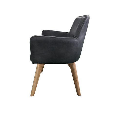 Полукресло 60x61x84 Titan Gray#67  ROOMERS FURNITURE