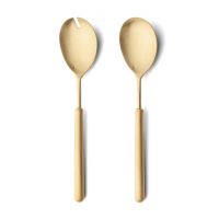 Сервировочный набор для салата  matte gold  CUTIPOL