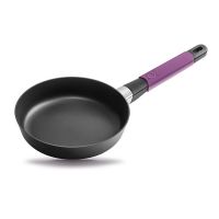 Сковорода ?24cm, с баклажановой силиконовой ручкой, h=5 cm     (10)     30124v