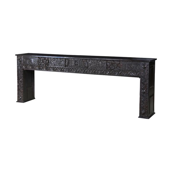 Консоль XIX век, Индия 280x46x97 см dark brown ROOMERS ANTIQUE