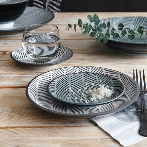 Тарелка  grey  TOKYO DESIGN