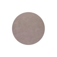 Сервировочная салфетка из натуральной кожи круглая 30 см, цвет теплый серый, Bull LIND DNA 990261