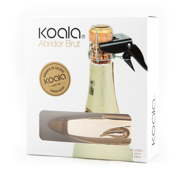 Открывалка для игристых вин Brut золотая