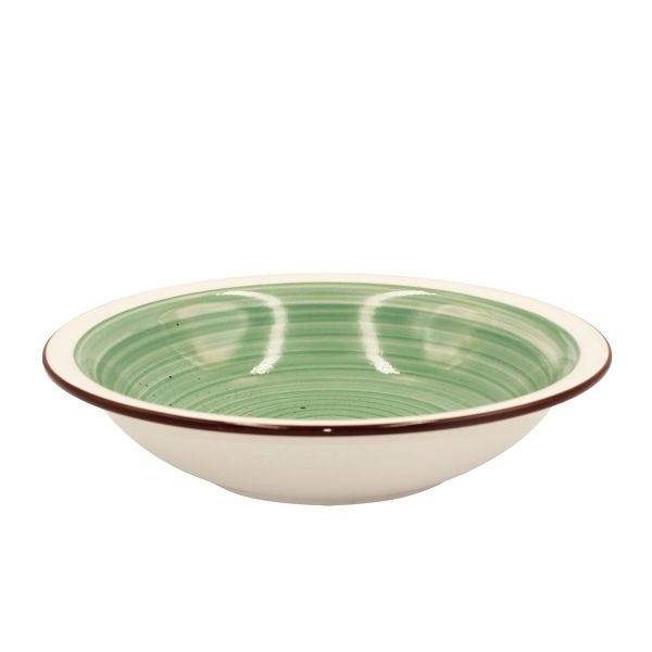 Тарелка глубокая Magna 600 мл зеленая 2 шт Papi
