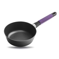 Сотейник Индукционный ?20cm, с баклажановой силиконовой ручкой, h=7 cm     (10)     37220v