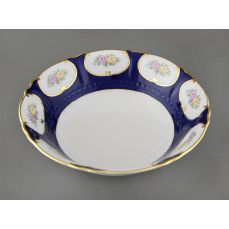 Салатник круглый 26 см Розовый цветок, кобальт 07111417-0419 LEANDER