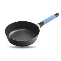 Сотейник ?24cm, с синей силиконовой ручкой, h=7 cm     (10)     30224a