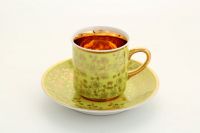 Чашка высокая с блюдцем 100 мл 02120413-H341 LEANDER