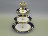 Горка Соната 3 уровня Мелкие цветы, кобальт 07196032-0440 LEANDER