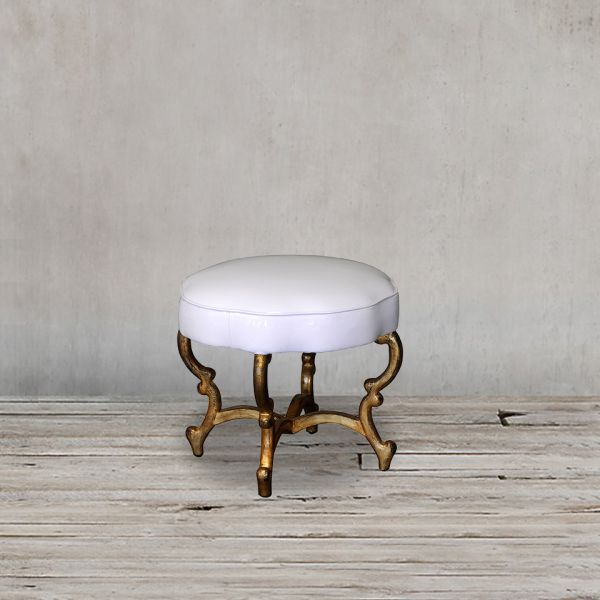 Пуф 61x61x50 white  ROOMERS FURNITURE