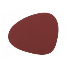 Сервировочная салфетка из натуральной кожи фигурная 36х42 см, цвет красный, NUPO LIND DNA 981903