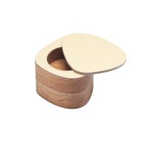 Набор солонка/перечница фигурная, цвет золотой, HIPPO LIND DNA 990056