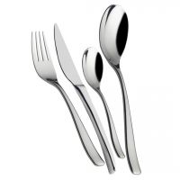 Набор столовых приборов на 6 персон, 24 предмета, нержавеющая сталь 18/10, Amalfi BUGATTI