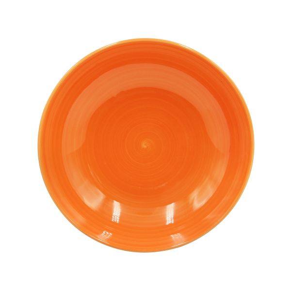 Тарелка глубокая Aria 700мл оранжевая 2шт.