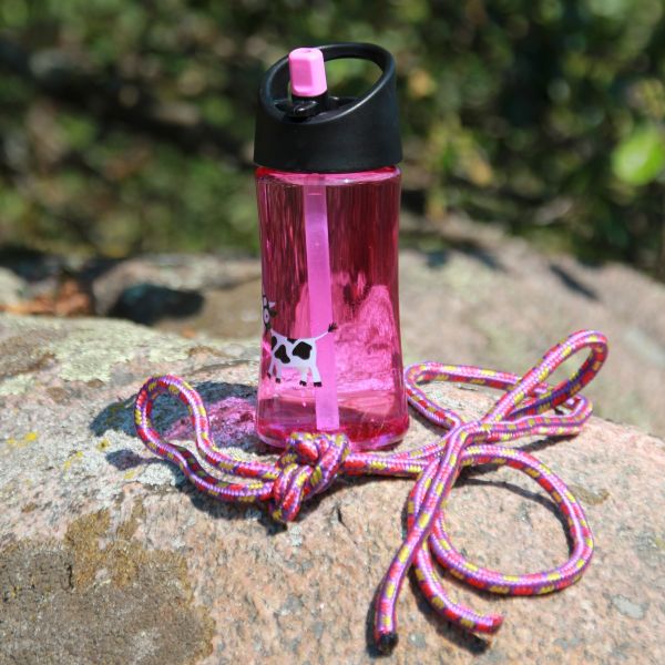 Детская бутылка для воды Carl Oscar Cow 0.35л фиолетовая