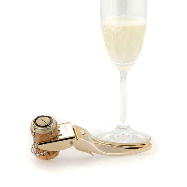 Открывалка для игристых вин Brut золотая