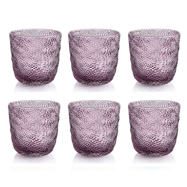 Набор стаканов 6 шт Tricot Amethyst 300 мл IVV