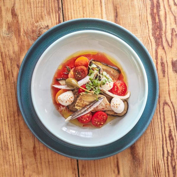 Тарелка 25 см, цвет серо-голубой     (4)     B98925