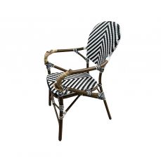 Полукресло 57x63x95 см brown/black/white ROOMERS FURNITURE