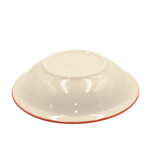 Тарелка глубокая Arabesca 600 мл красная 2 шт Papi
