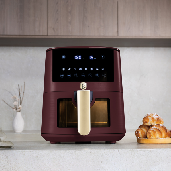 Аэрогриль электрический, 5л, Berlinger Haus, Leonardo , бордовый     (1)     BH/9489