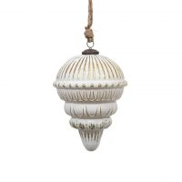Новогодняя игрушка 20x15x15 см white, gold ROOMERS FURNITURE