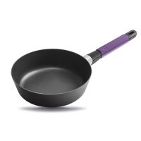 Сотейник Индукционный ?24cm, с баклажановой силиконовой ручкой, h=7 cm     (10)     37224v
