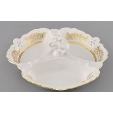 Менажница 'Кабаре' 3 секции Золотые узоры 38116435-1373 LEANDER