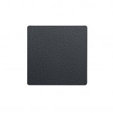 Подставка под кружку из натуральной кожи квадратный 10x10 см, цвет черный, Bull LIND DNA 98354