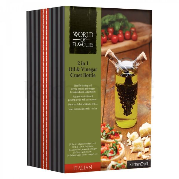 Бутылка для масла и уксуса KITCHEN CRAFT World of Flavours 