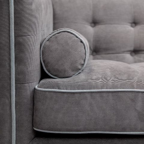 Диван Вайт 180x86x73 grey  ROOMERS FURNITURE