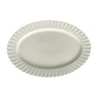 Блюдо овальное 35.5x24.2x2.6 см white ROOMERS TABLEWARE