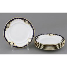 Набор тарелок десертных 17 см 6 шт Кобальтовый орнамент 07160317-1357 LEANDER