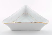 Салатник треугольный Соната 25 см Золотая отводка 07111434-1139 LEANDER