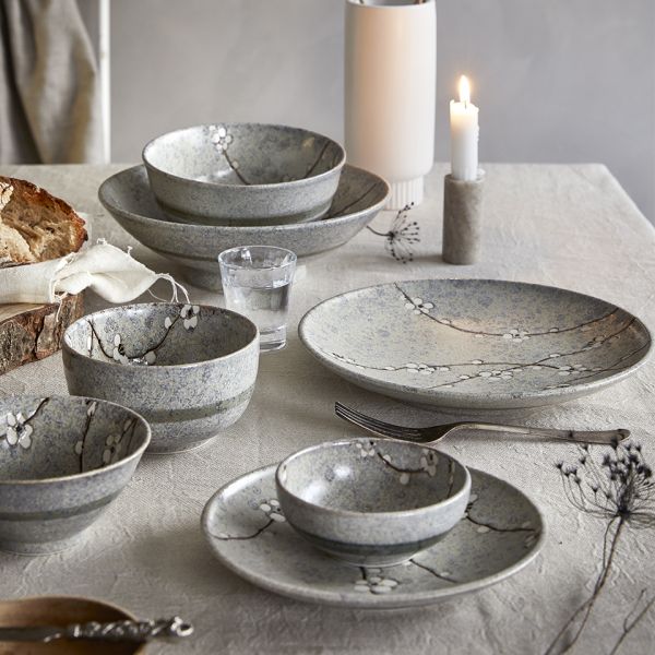 Тарелка  grey  TOKYO DESIGN