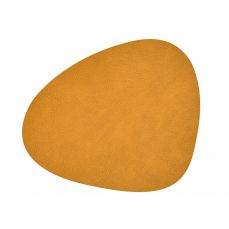 Сервировочная салфетка из натуральной кожи фигурная 36х42 см, цвет карри, Hippo LIND DNA 981091