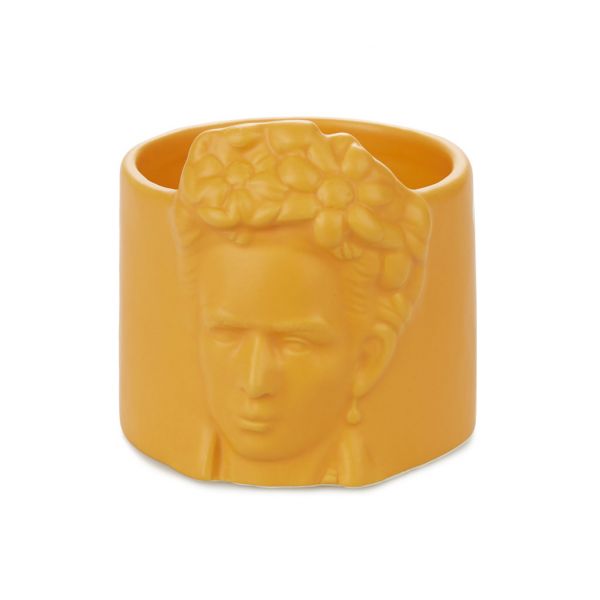 Горшок керамический для цветов Frida желтый